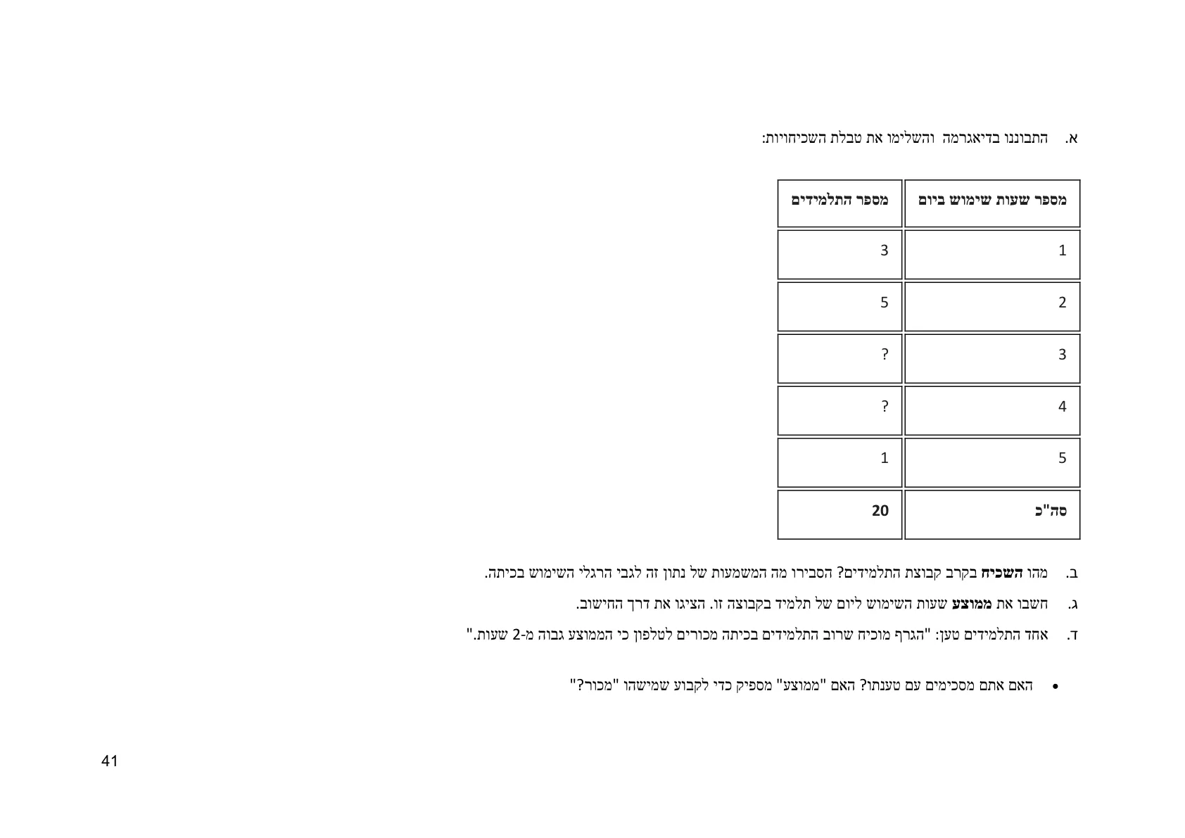 עמוד 41 מתוך המסמך הרשמי — תחום אי וודאות