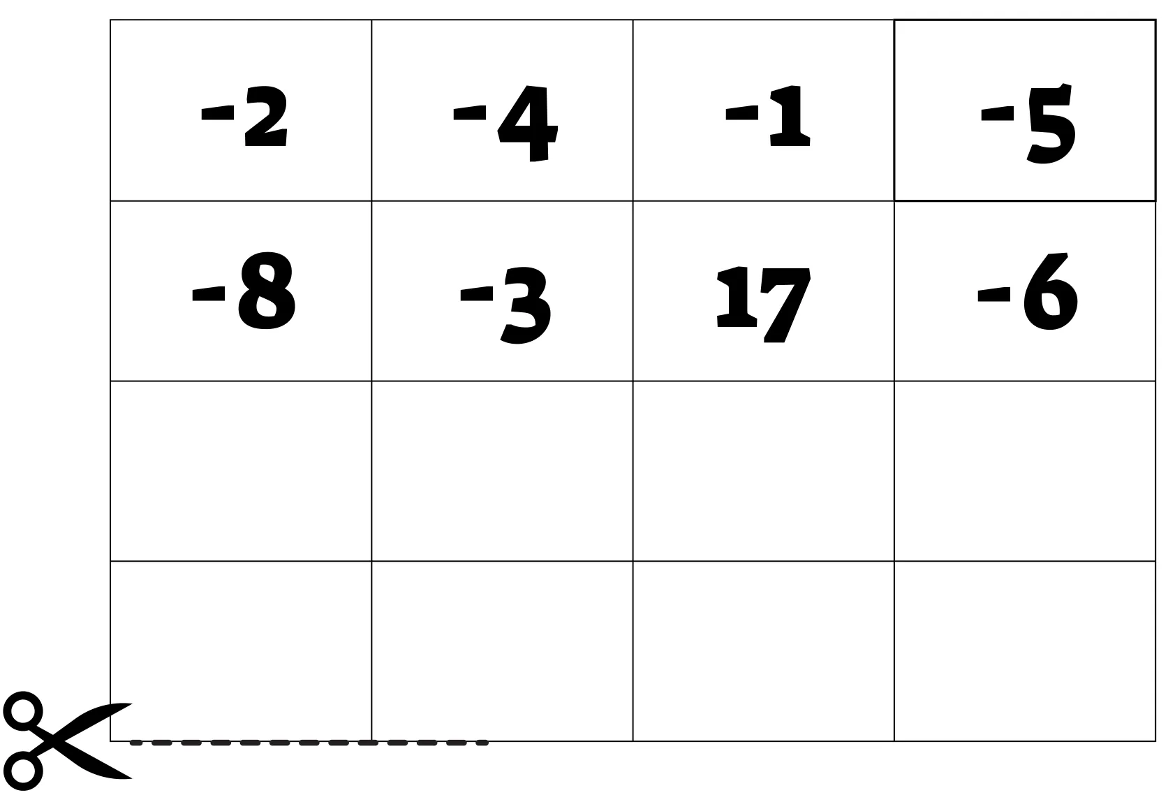 עמוד 27 מתוך 27 — בינגו משוואות